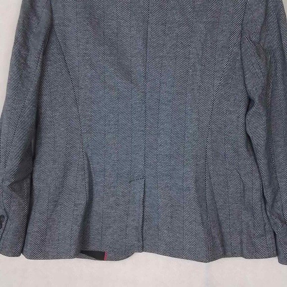 Talbots Aberdeen Blazer Womens Sz 10 Black Tweed Career Jacket Cotton‎ Blend - Picture 8 of 15